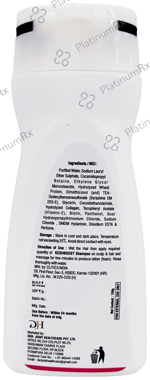 Keshboost Biotin Shampoo