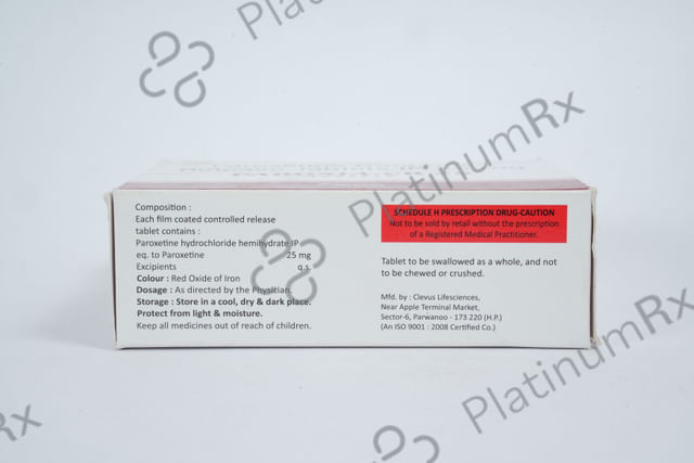 Paroxia CR 25mg Tablet 10s