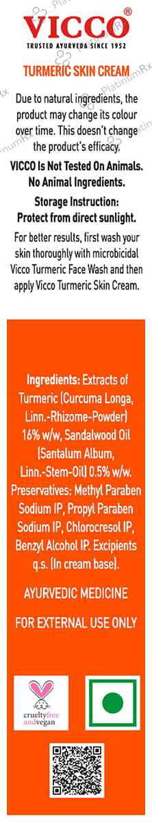 Vicco Turmeric Skin Cream 30gm