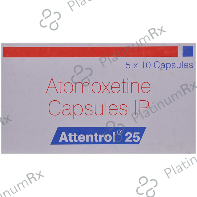 Attentrol 25mg Capsule 10s