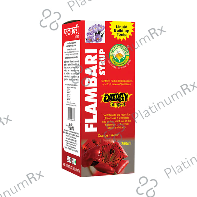 Basic Ayurveda Flambari Syrup Orange