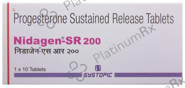 Nidagen SR 200mg Tablet 10s