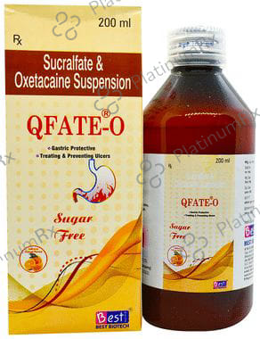 Qfate-O Oral Suspension Delicious Orange Sugar Free