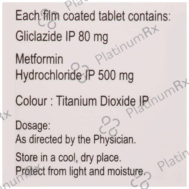 Diabend M 80/500mg Tablet 10s