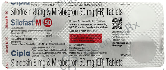 Silofast M 50mg Tablet ER 10s