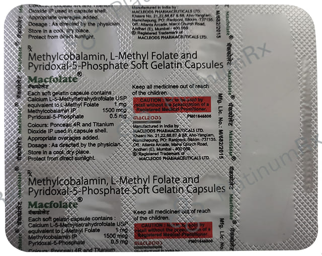 Macfolate Soft Gelatin Capsule 15s