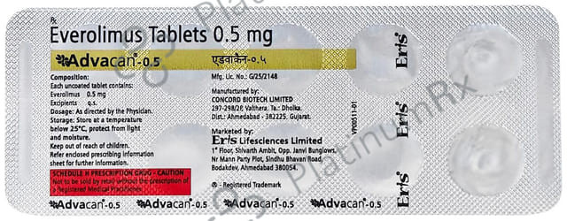 Advacan 0.5mg Tablet 10s