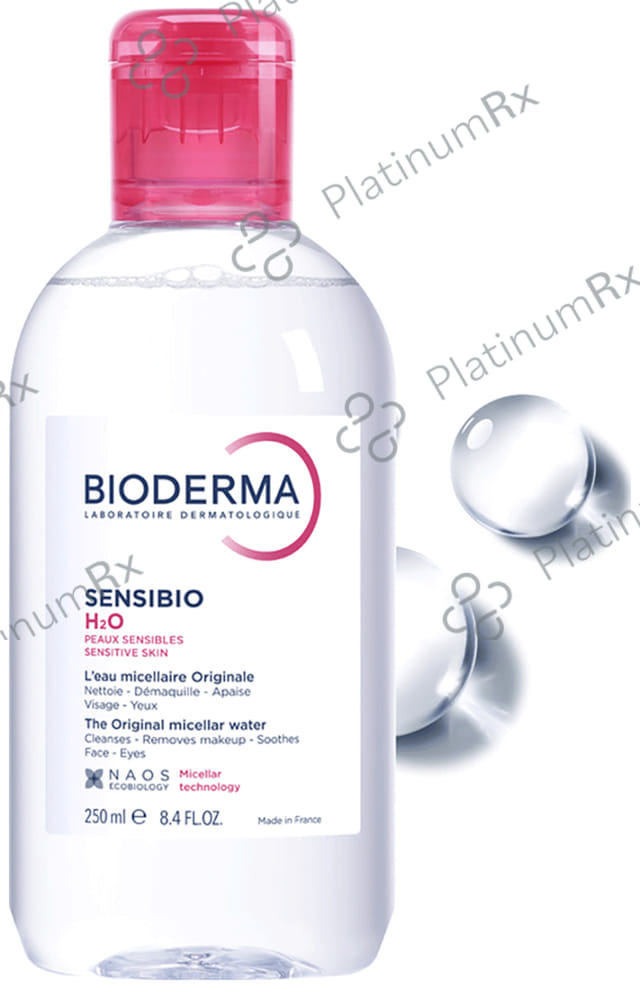 Bioderma Sensibio H2O Make-up Removing Micellar Water & Cleanser - For Sensitive Skin 250 ml