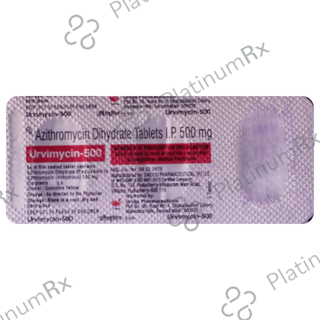 Urvimycin 500 Tablet