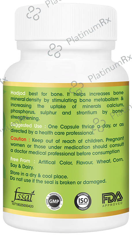 Vitagreen Hadjod 500mg Capsule