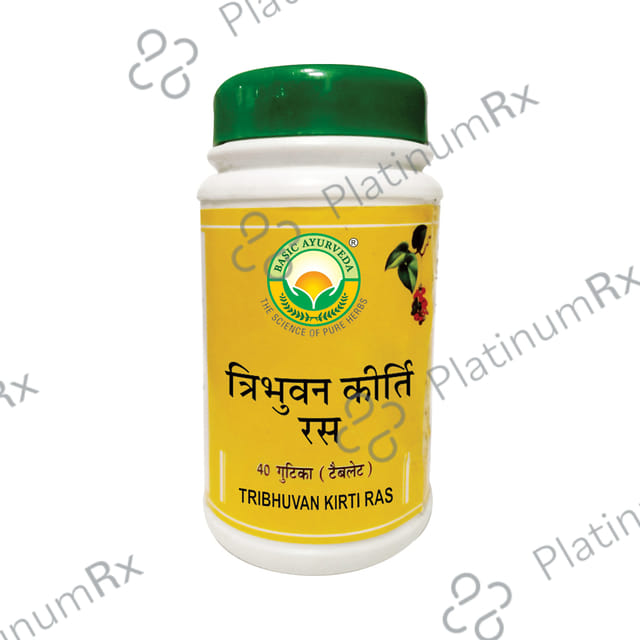 Basic Ayurveda Tribhuvan Kirti Ras Tablet