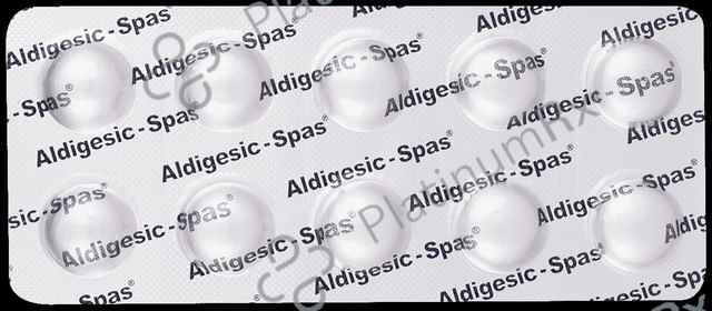 Aldigesic Spas 100/80mg Tablet 10s