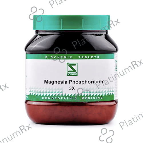 Dr Willmar Schwabe India Magnesia Phosphoricum Biochemic Tablet 3X 550 gm