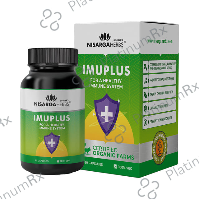 Nisarga Herbs Imuplus Veggie Capsule 60 vegicap