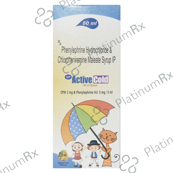 Active Cold M 2/5mg Suspension 60ml