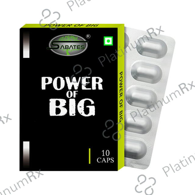 Sabates Power of Big Male Performance Capsule 10s