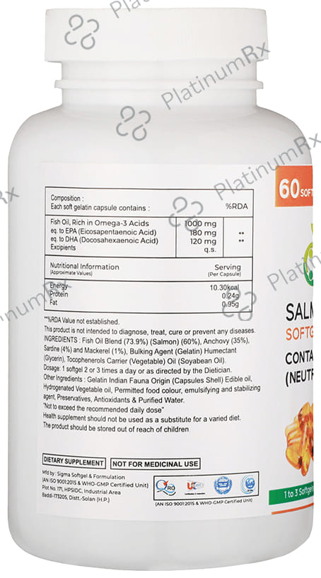 Oman Salmon Omega 3 Softgel 60s