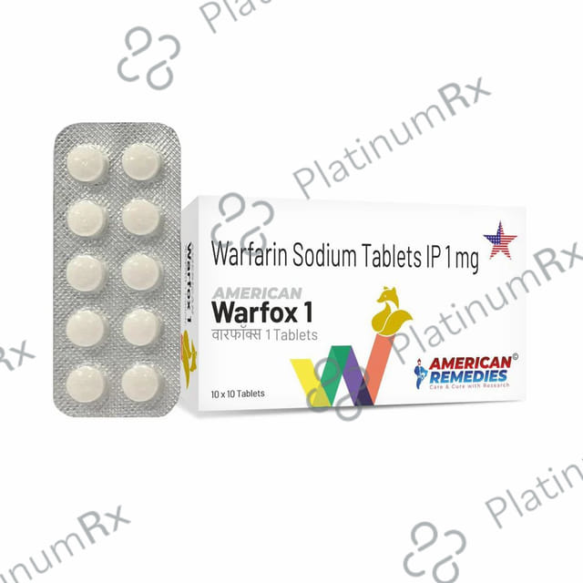 Warfox 1mg Tablet 10s