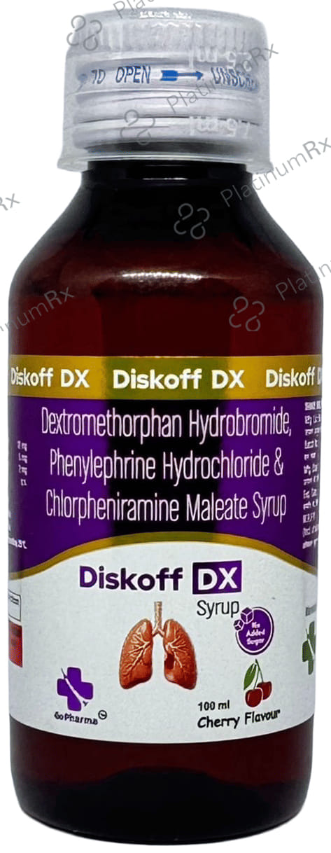 Diskoff DX Syrup Cherry No Added Sugar 100ml