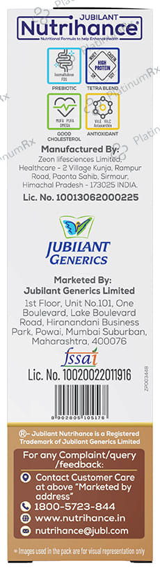 Jubilant Nutrihance Flavour Chocolate Powder 400gm