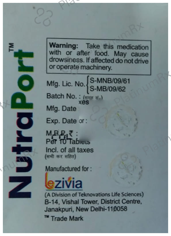 Nutraport 37.5mg Tablet