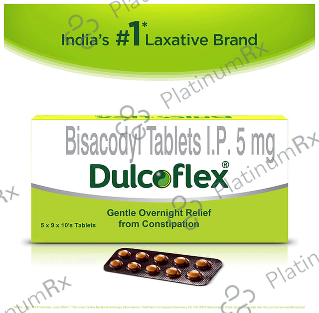 Dulcoflex 5mg Tablet 10s