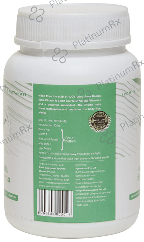 Baidyanath (Jhansi) Amla Churna