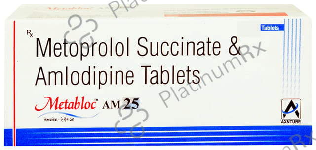 Metabloc AM 25mg Tablet 10s