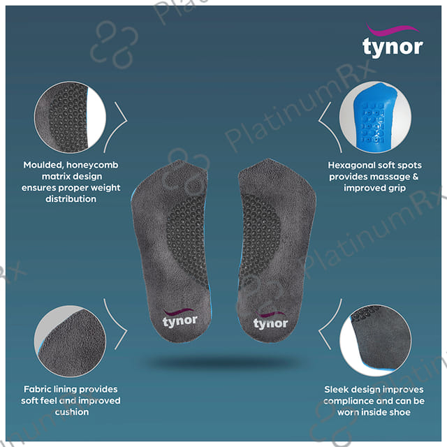 Tynor K-10 Medial Arch Orthosis (Pair) Medium