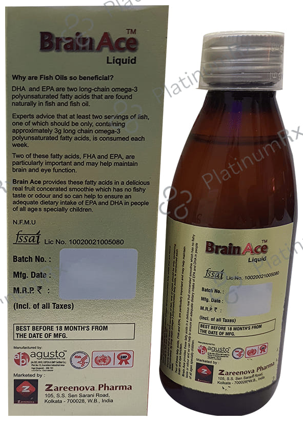 Brain Ace 590mg Liquid 150ml