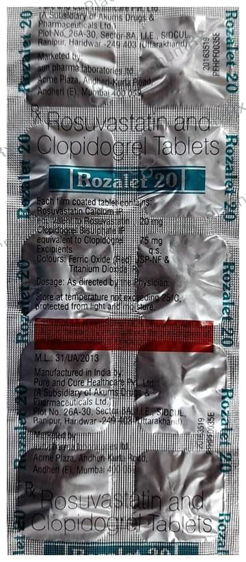 Rozalet 20/75mg Tablet 10s