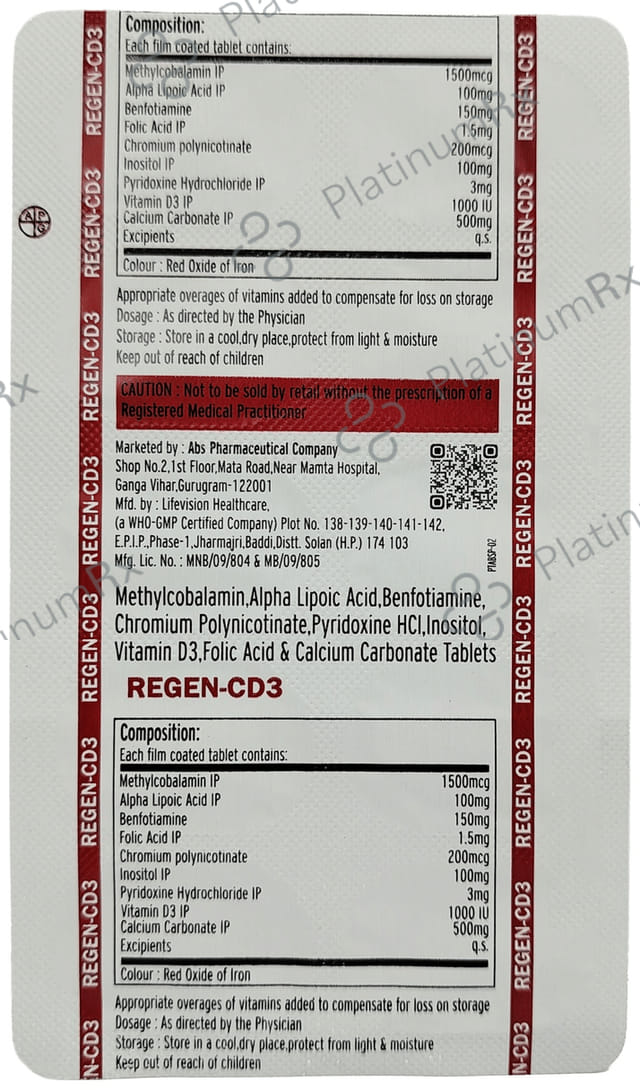 Regen CD3 Tablet 10s