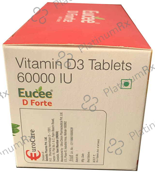 Eucee D Forte 60K Chewable Tablet 40s