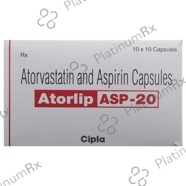 Atorlip ASP 20/75mg Capsule 10s
