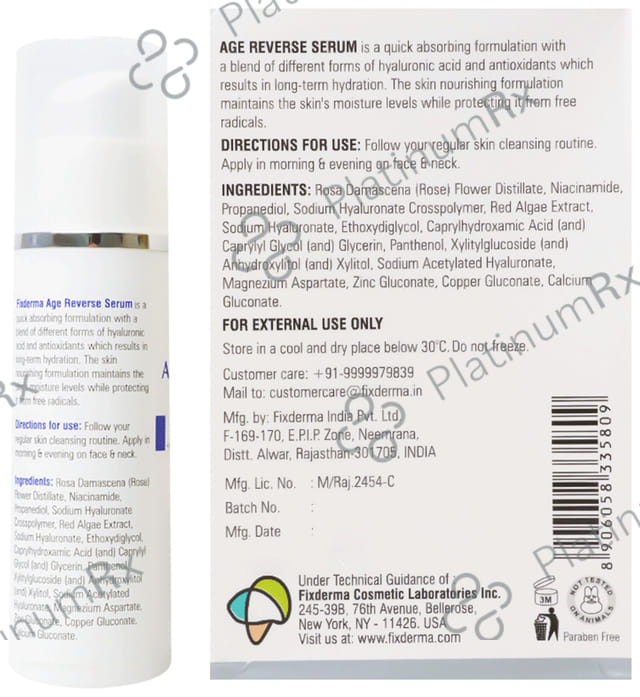 Fixderma Age Reverse Serum