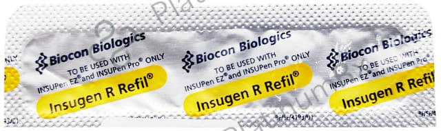 Insugen R (100 IU/ml) Cartridge / Injection Refill 1*3ml
