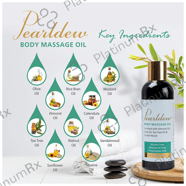 Pearldew Body Massage Oil (100ml Each) 1 Bottle