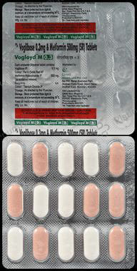 Vogloyd M 500/0.3mg Tablet 15s
