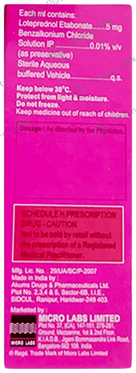 Lorinol HS 5mg Eye Drop 5ml