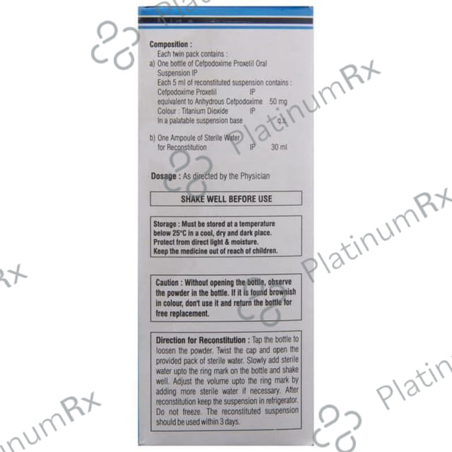 HHCepo 50mg Dry Syrup 30ml