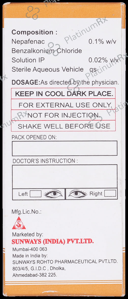 Xinep 0.1% Eye Drop 5ml