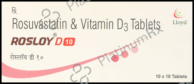 Rosloy D 10/1000IU Tablet 10s