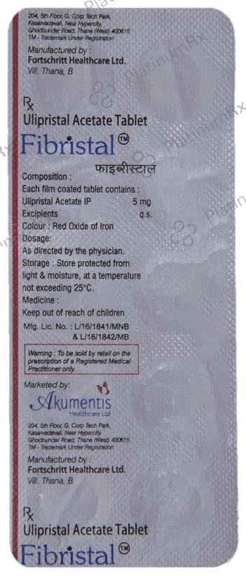 Fibristal 5mg Tablet 10s