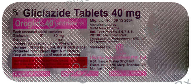 Oroglic 40 Tablet