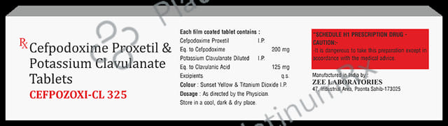 Cefpozoxi CL 325mg Tablet 10s