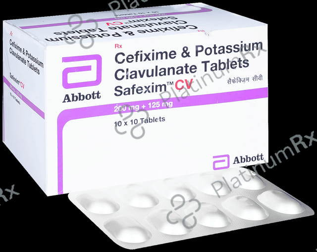 Safexim CV 200/125mg Tablet 10s