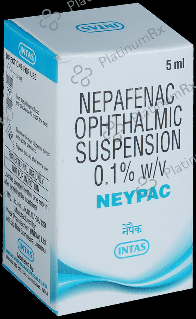 Neypac 0.1% BAK Free Eye Drop 5ml
