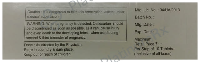 Olmark CT 20 Tablet