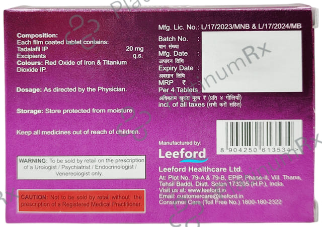Funtime XT 20mg Tablet