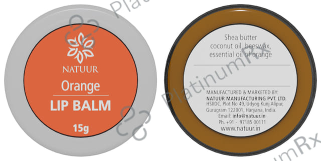 Natuur Lip Balm Orange